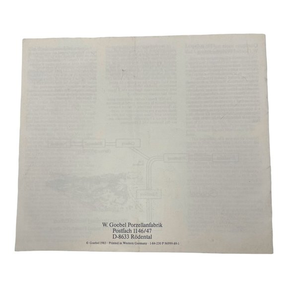 Vintage Goebel Hummel Sammler  Objekte Collectibles 1983 Catalog German English - Picture 2 of 5